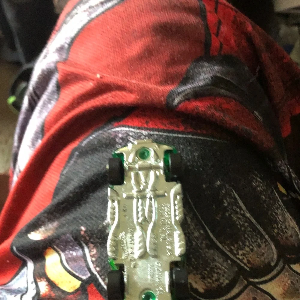 Green Transparent Lightning Toy Car